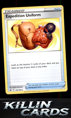 Expedition Uniform 137/198 Pokemon Uncommon SWSH06: Chilling Reign Card NM