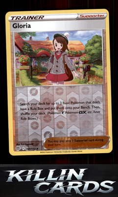 Reverse Holofoil Gloria 141/172 Pokemon Uncommon SWSH09: Brilliant Stars Card NM