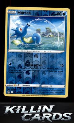 Reverse Holofoil Horsea 031/163 Pokemon Common SWSH05: Battle Styles Card NM
