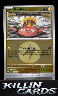 Reverse Holofoil Stunfisk (Energy Symbol Pattern) 062/217 Pokemon Common ME: Asc