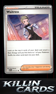Waitress 215/217 Pokemon Common ME: Ascended Heroes Card NM