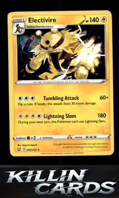 Electivire 045/163 Pokemon Rare SWSH05: Battle Styles Card NM