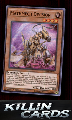 1st Edition Mathmech Division MYFI-EN006 YuGiOh Super Rare Mystic Fighters Card
