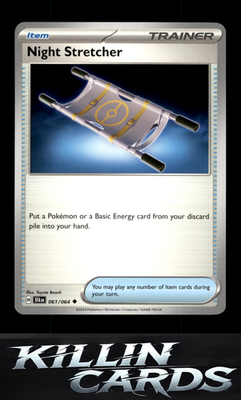 Night Stretcher 061/064 Pokemon Uncommon SV: Shrouded Fable Card NM