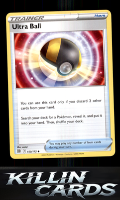 Ultra Ball 150/172 Pokemon Uncommon SWSH09: Brilliant Stars Card NM