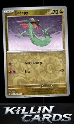 Reverse Holofoil Dreepy 071/131 Pokemon Common SV: Prismatic Evolutions Card NM