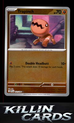 Trapinch 051/094 Pokemon Common ME02: Phantasmal Flames Card NM