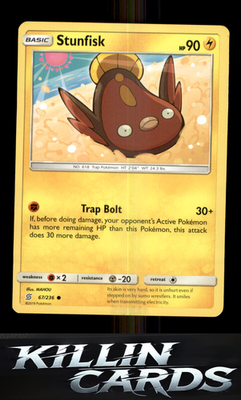 Stunfisk 67/236 Pokemon Common SM - Unified Minds Card NM
