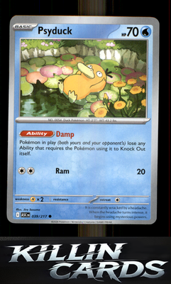 Psyduck - 039/217 039/217 Pokemon Common ME: Ascended Heroes Card NM