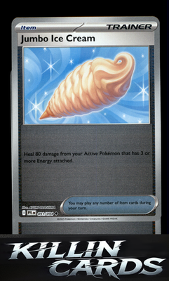 Reverse Holofoil Jumbo Ice Cream 091/094 Pokemon Uncommon ME02: Phantasmal Flame