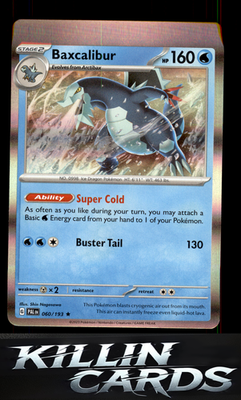 Baxcalibur - 060/193 060/193 Pokemon Rare SV02: Paldea Evolved Card NM