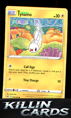 Tynamo 059/196 Pokemon Common SWSH11: Lost Origin Card NM