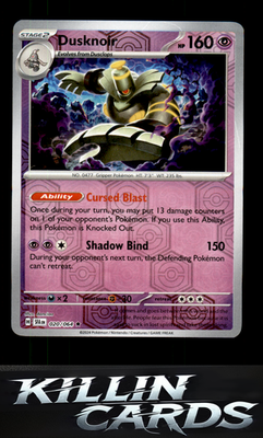 Reverse Holofoil Dusknoir - 020/064 020/064 Pokemon Rare SV: Shrouded Fable Card