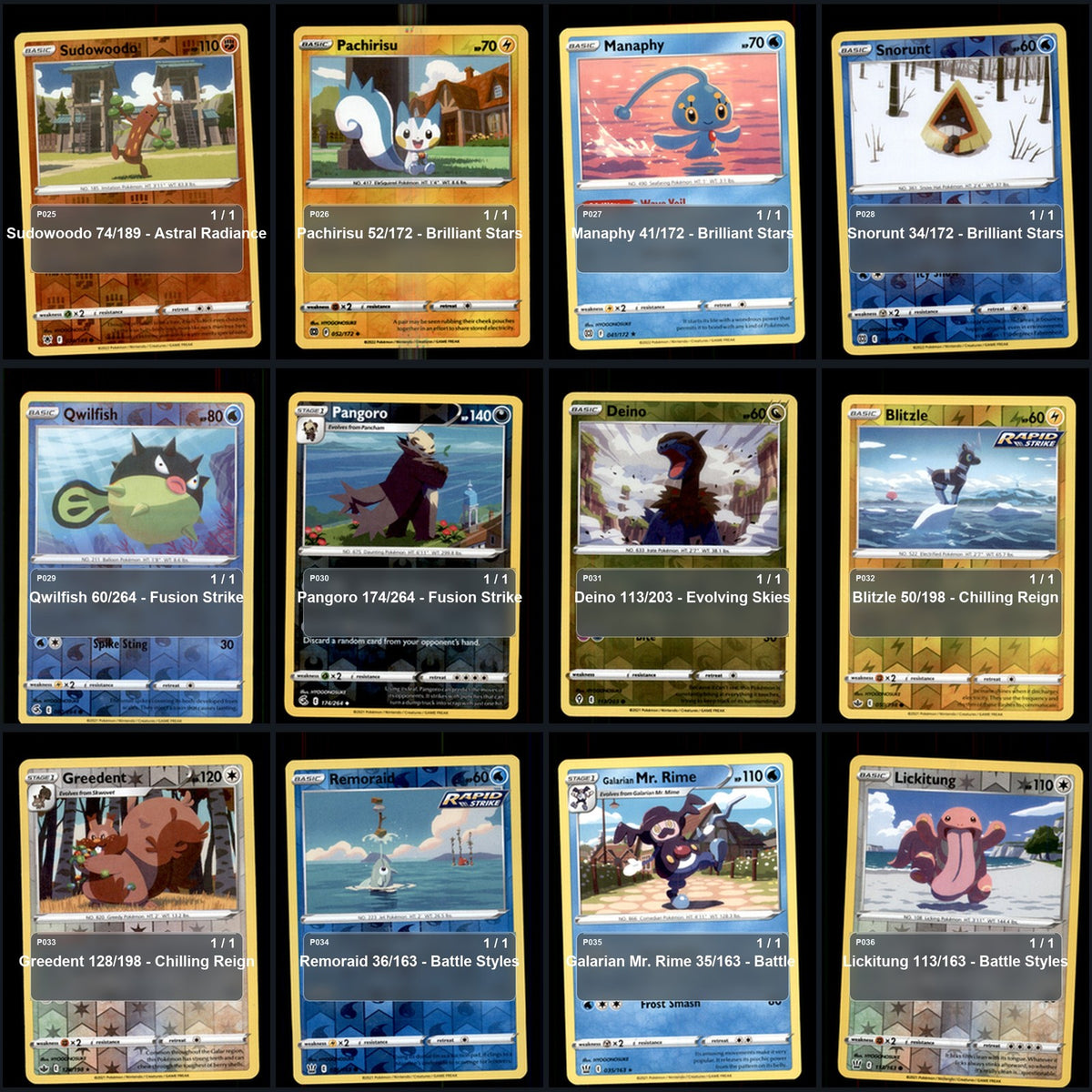 Pokemon TCG HYOGONOSUKE Artist Collection 47 Cards Lot