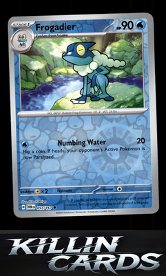 Reverse Holofoil Frogadier 057/167 Pokemon Common SV06: Twilight Masquerade Card