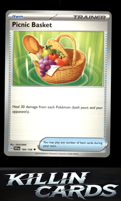 Picnic Basket 184/198 Pokemon Uncommon SV01: Scarlet & Violet Base Set Card NM