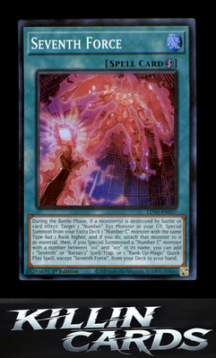 1st Edition Seventh Force LD10-EN037 YuGiOh Super Rare Legendary Duelists: Soulb