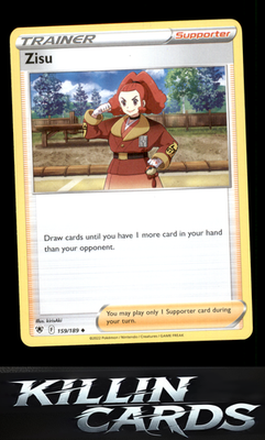 Zisu 159/189 Pokemon Uncommon SWSH10: Astral Radiance Card NM