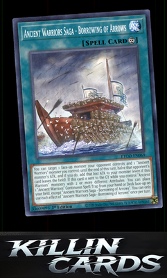 1st Edition Ancient Warriors Saga - Borrowing of Arrows ETCO-EN069 YuGiOh Common