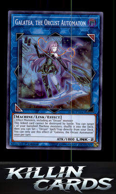1st Edition Galatea, the Orcust Automaton SOFU-EN043 YuGiOh Super Rare Soul Fusi