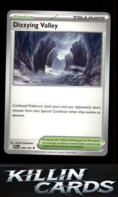 Dizzying Valley 088/094 Pokemon Uncommon ME02: Phantasmal Flames Card NM