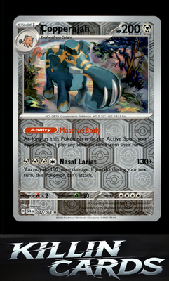 Reverse Holofoil Copperajah 042/064 Pokemon Rare SV: Shrouded Fable Card NM