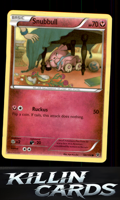 Snubbull 68/124 Pokemon Common XY - Fates Collide Card LP