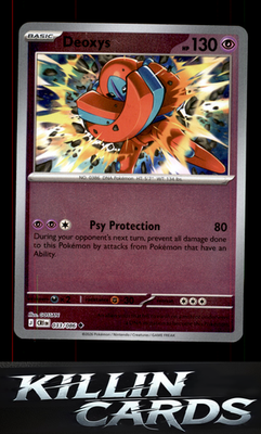 Reverse Holofoil Deoxys - 033/086 033/086 Pokemon Uncommon ME04: Chaos Rising Ca