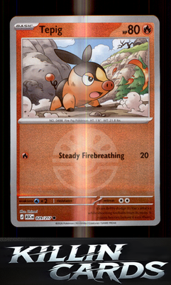 Reverse Holofoil Tepig (Friend Ball) 029/217 Pokemon Common ME: Ascended Heroes