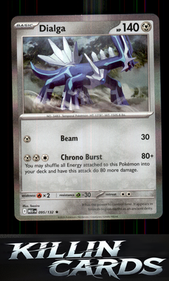 Dialga 095/132 Pokemon Rare ME01: Mega Evolution Card NM
