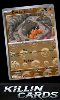 Dwebble (Poke Ball Pattern) 051/086 Pokemon Common SV: Black Bolt Card NM