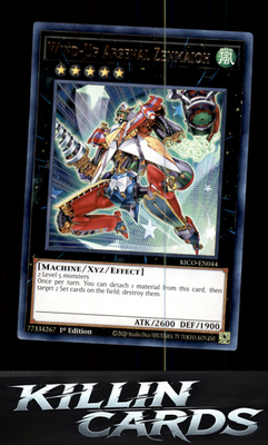 1st Edition Wind-Up Arsenal Zenmaioh KICO-EN044 YuGiOh Rare King's Court Card NM
