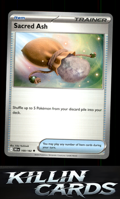 Sacred Ash 168/182 Pokemon Uncommon SV10: Destined Rivals Card NM