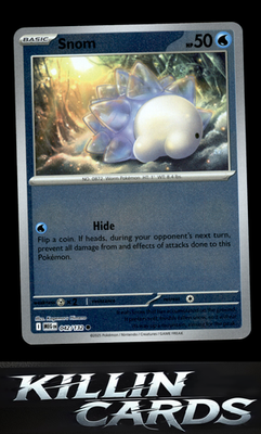 Reverse Holofoil Snom 042/132 Pokemon Common ME01: Mega Evolution Card NM