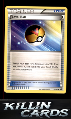 Level Ball 89/99 Pokemon Uncommon Next Destinies Card NM