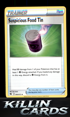 Suspicious Food Tin 66/73 Pokemon Uncommon Champion's Path Card NM