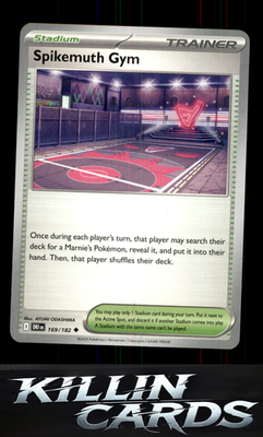 Spikemuth Gym 169/182 Pokemon Uncommon SV10: Destined Rivals Card NM
