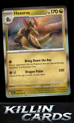 Haxorus 046/064 Pokemon Rare SV: Shrouded Fable Card NM