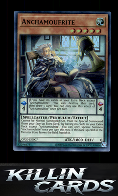Anchamoufrite OP20-EN007 YuGiOh Super Rare OTS Tournament Pack 20 Card NM