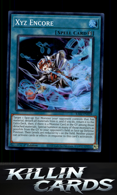 1st Edition Xyz Encore RA02-EN059 YuGiOh Super Rare 25th Anniversary Rarity Coll