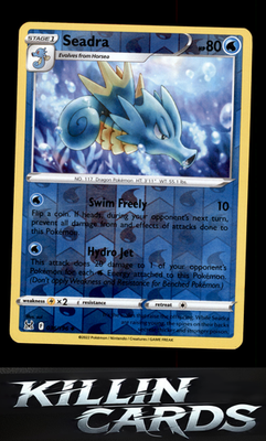 Reverse Holofoil Seadra 036/196 Pokemon Uncommon SWSH11: Lost Origin Card NM