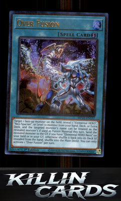 1st Edition Over Fusion MP23-EN137 YuGiOh Ultra Rare 25th Anniversary Tin: Dueli