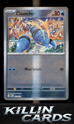 Reverse Holofoil Clauncher 037/132 Pokemon Common ME01: Mega Evolution Card NM