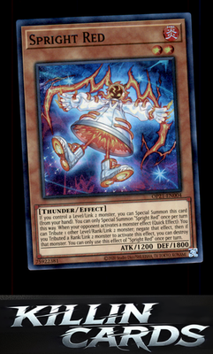Spright Red OP21-EN004 YuGiOh Super Rare OTS Tournament Pack 21 Card NM