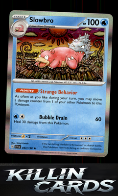 Slowbro 043/198 Pokemon Rare SV01: Scarlet & Violet Base Set Card NM