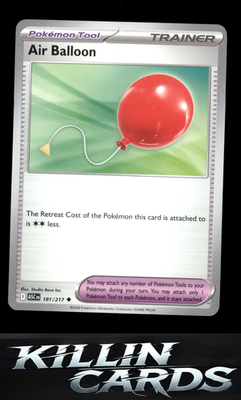 Air Balloon 181/217 Pokemon Uncommon ME: Ascended Heroes Card NM