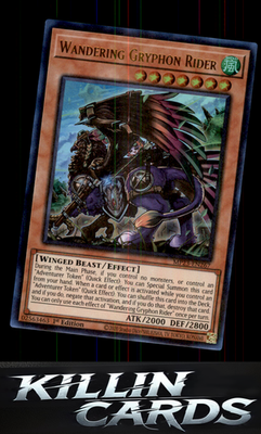 1st Edition Wandering Gryphon Rider MP23-EN267 YuGiOh Ultra Rare 25th Anniversar