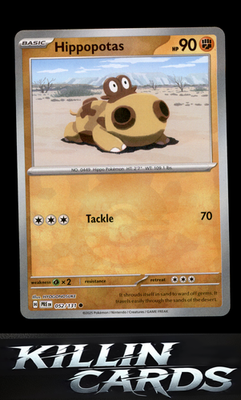 Hippopotas (Poke Ball Pattern) 052/131 Pokemon Common SV: Prismatic Evolutions C
