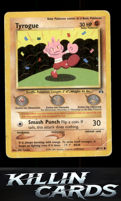 Tyrogue 66/75 Pokemon Common Neo Discovery Card DM