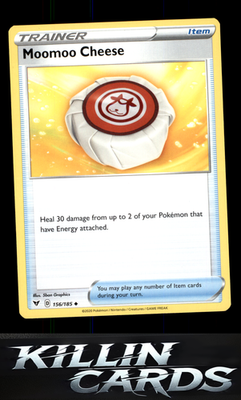 Moomoo Cheese 156/185 Pokemon Uncommon SWSH04: Vivid Voltage Card NM